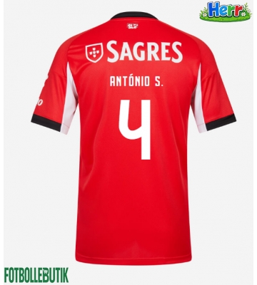 Benfica Antonio Silva #4 Hemmatröja 2025-26 Kortärmad